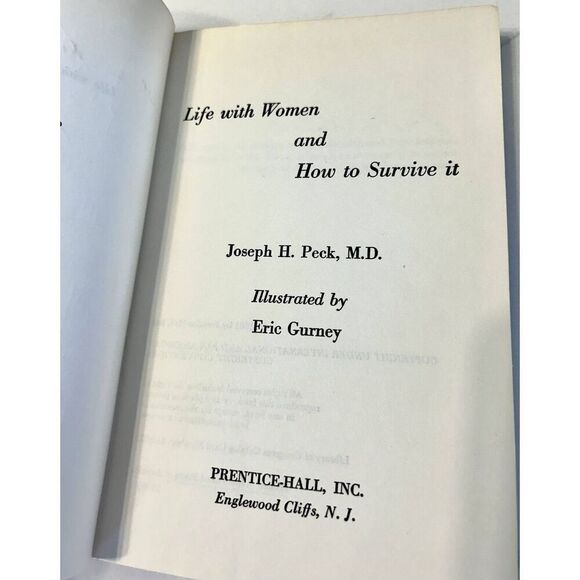 VINTAGE BOOK: Life With Women and How to Survive It by Joseph H. Peck Circa 1960 - Picture 3 of 8